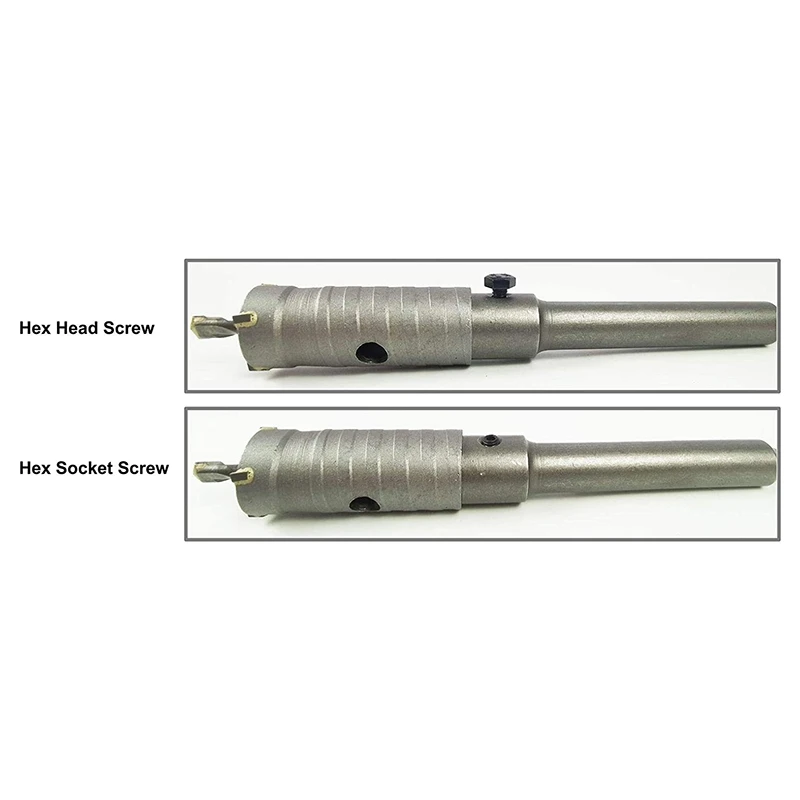 

Hole Saw Kits SDS Plus Shank Hole Saw Cutter with Connecting Rod Drill for Cement Wall Masonry Foam Brick 30mm/40mm/50mm