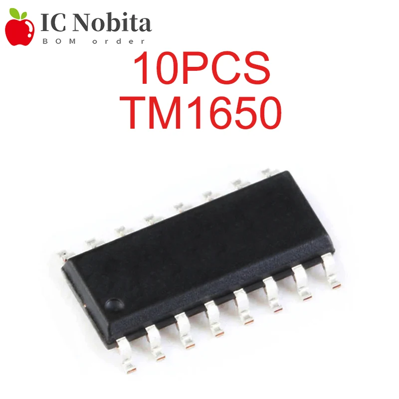 

10 шт. TM1650 SOP16 1650 SOP-16 Светодиодный драйвер чип управления IC новый оригинальный