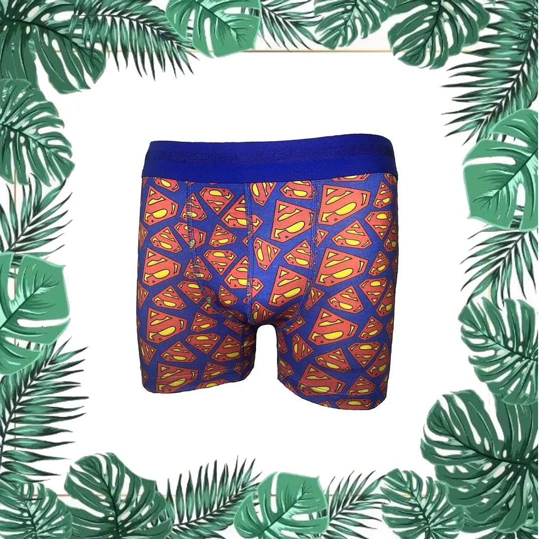 Men Boxer Shorts Set Underwear Cartoon Colorful Soft Elastic Cotton Floral Printed Funny Boxer Novelty Gentlemen S M L XL