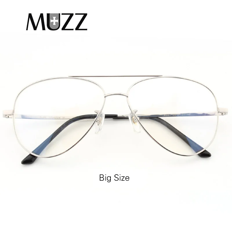Small Size Pure Titanium Prescription Frame Pilot Men Oversize Eye Glasses Frame Optical Myopia Eyeglasses High-quality Frame for Women - Цвет оправы: Small Size