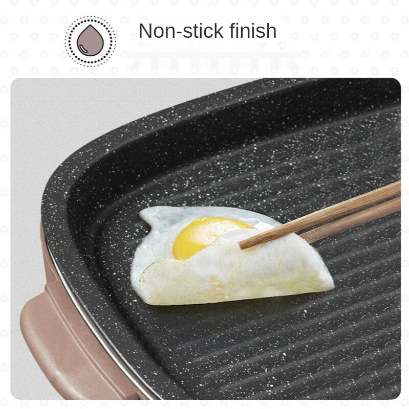 220v household smokeless barbecue electromechanical barbecue plate barbecue rack non stick barbecue string barbecue machine free global shipping