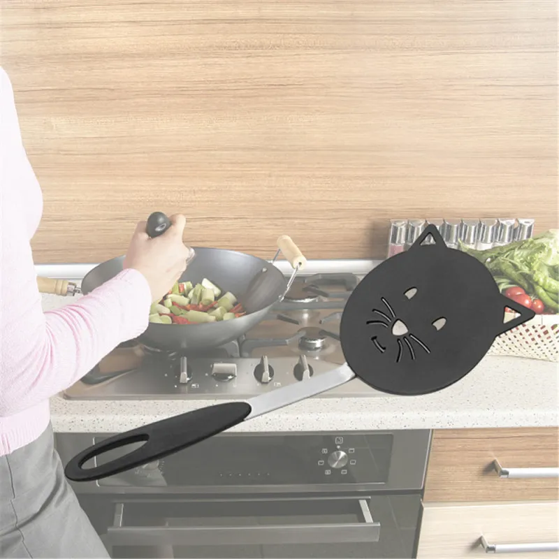 Креативная нейлоновая лопатка для кошек антипригарная омлета жарки рыбы блинов