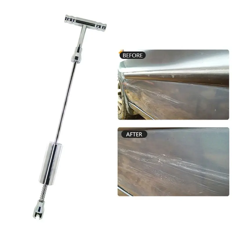 

Paintless Dent Repair Puller Kit - Dent Puller Slide Hammer T-Bar Tool for Car Auto Body Hail Damage Remover