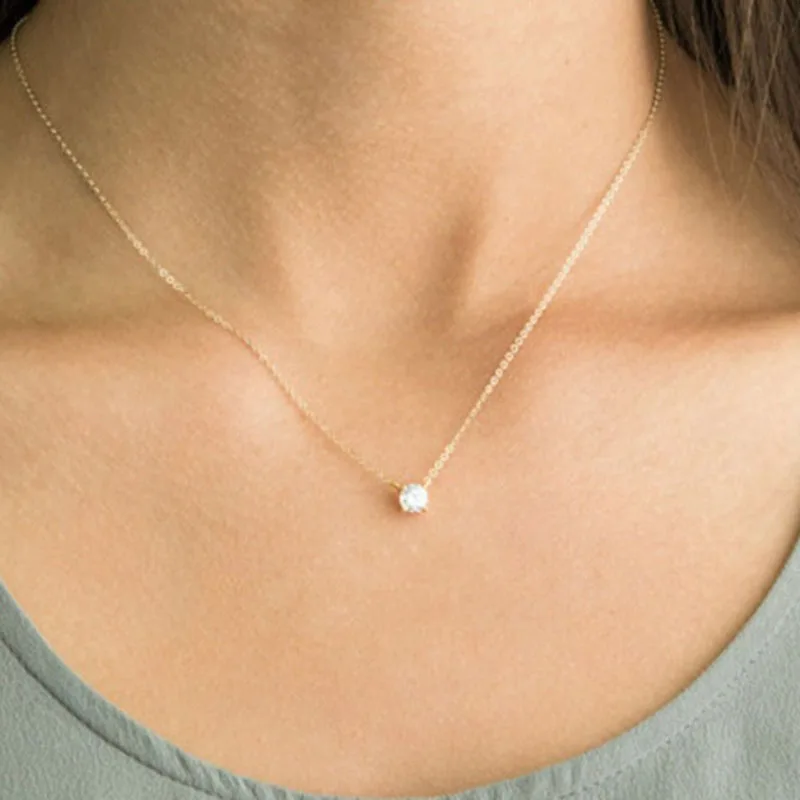 Женское Ожерелье из циркония эстетические аксессуары для одежды