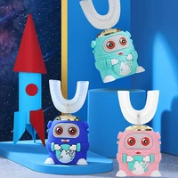 smart 360 degrees electric toothbrush kids silicone childrens automatic ultrasonic teeth tooth brush cartoon whitening teeth