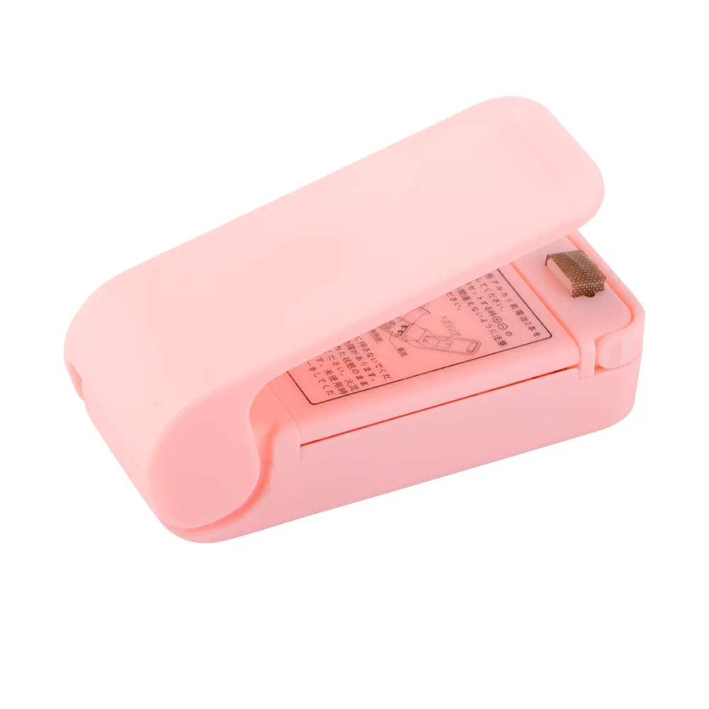 

1 Pc Portable Mini Bag Sealer Hand-held Food Saver Battery Operated Heat Sealer (White, Battery)
