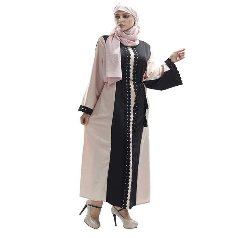 Новое мусульманское средневосточное арабское модное кружевное платье исламское