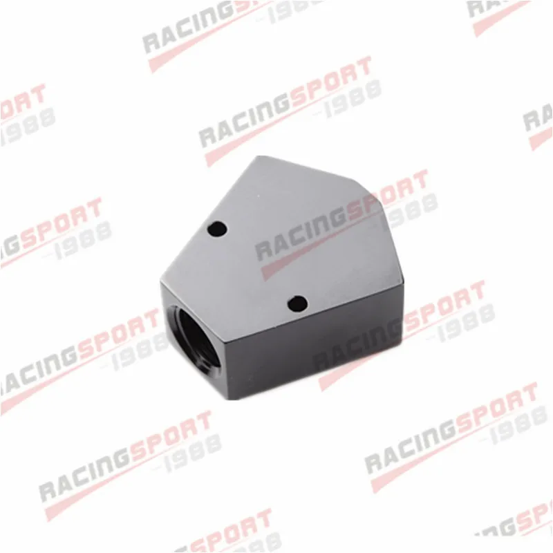3/8 ''в 3/8'' Выход Женский y-блок фитинг с 1/2 &quotNPT манометр порт