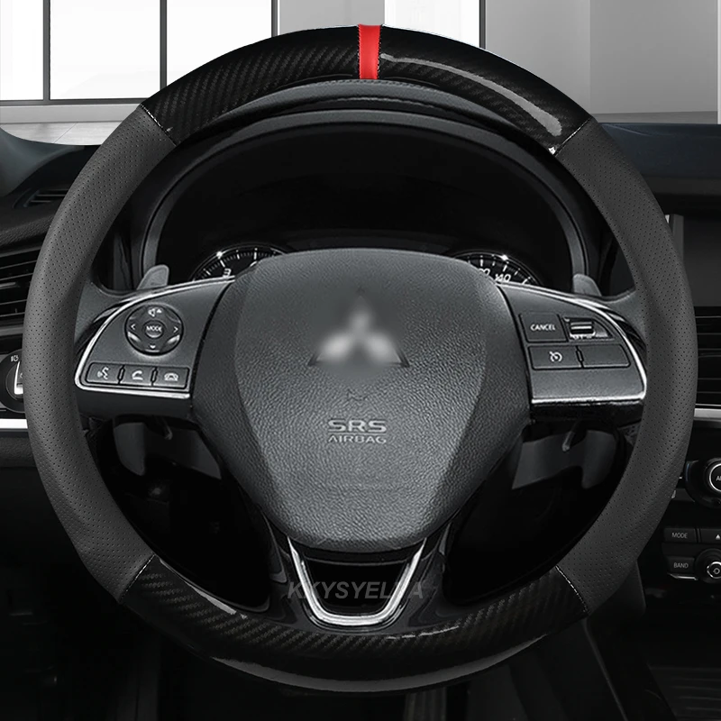 

Автомобильный чехол на руль 38 см 15 дюймов для Mitsubishi ASX RVR Pajero Sport Outlander PHEV Airtrek Grandis lancer evo Eclipse Cross