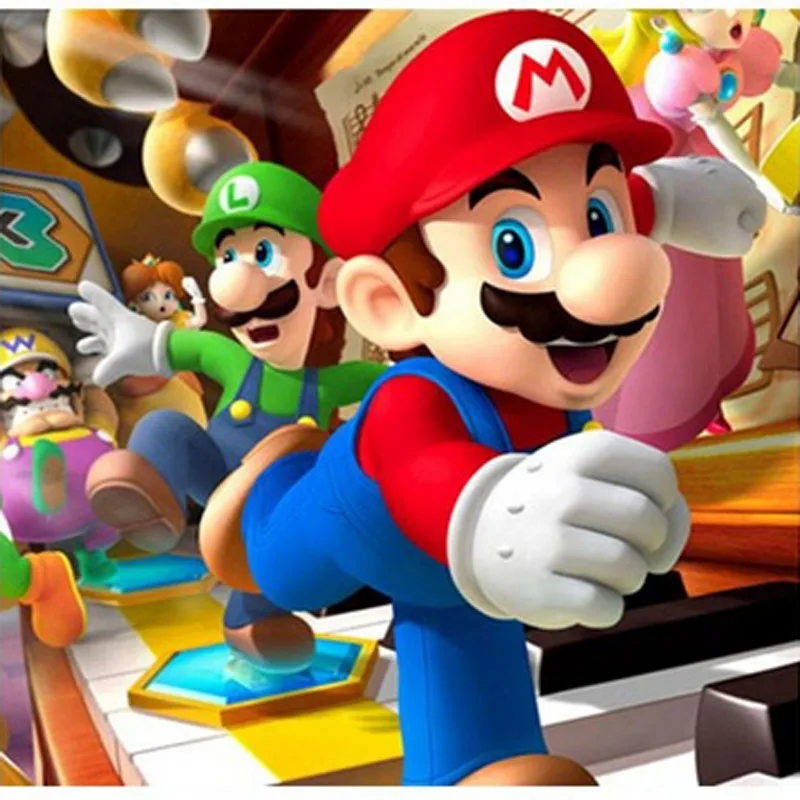 2 шт Мультфильм Креативные наклейки переключатель Супер Марио Bros. Декоративные