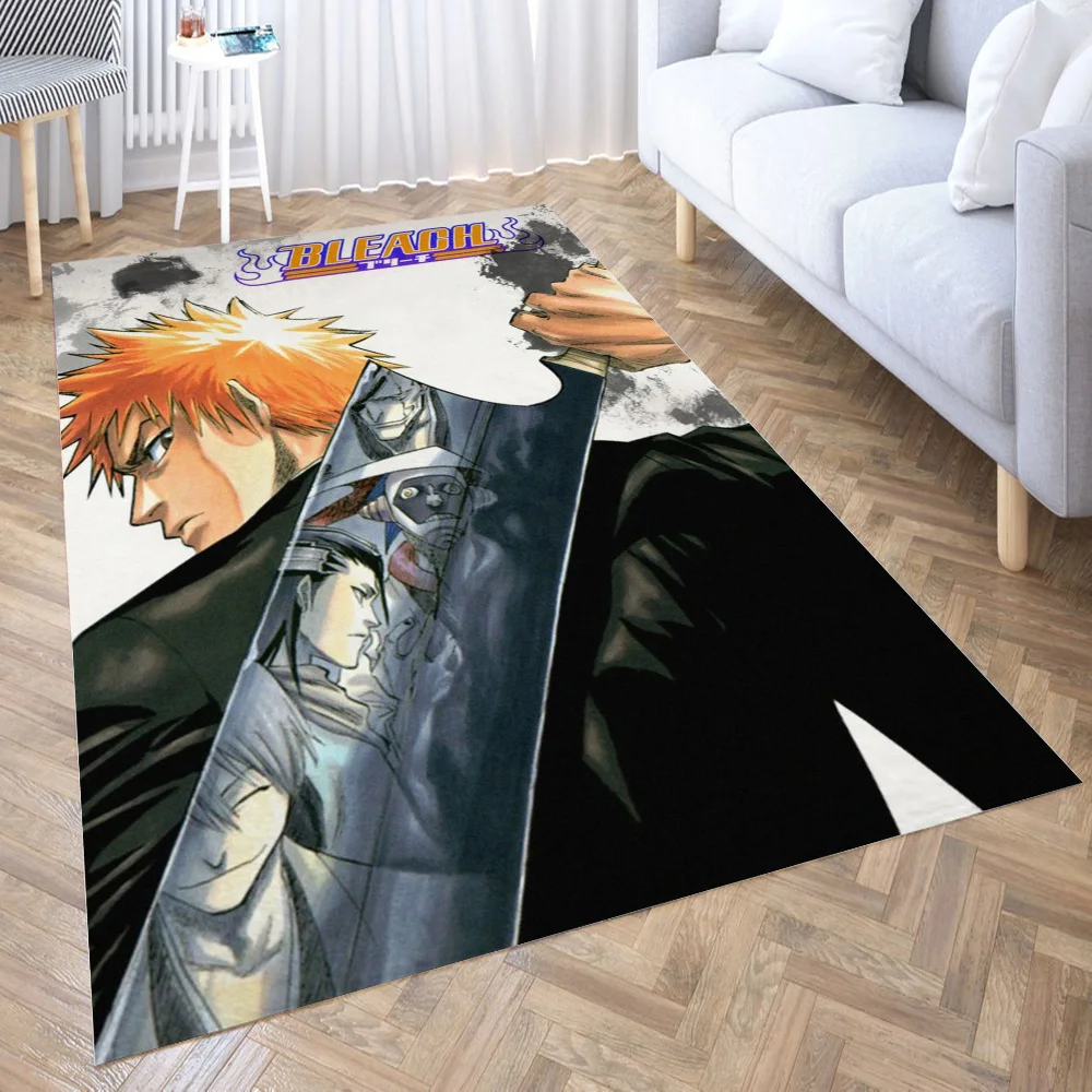 

Anime Bleach Carpet for Living Room 3D Hall Furniture Floor Mat Bath Anime Area Rug Teenager Bedroom Decora