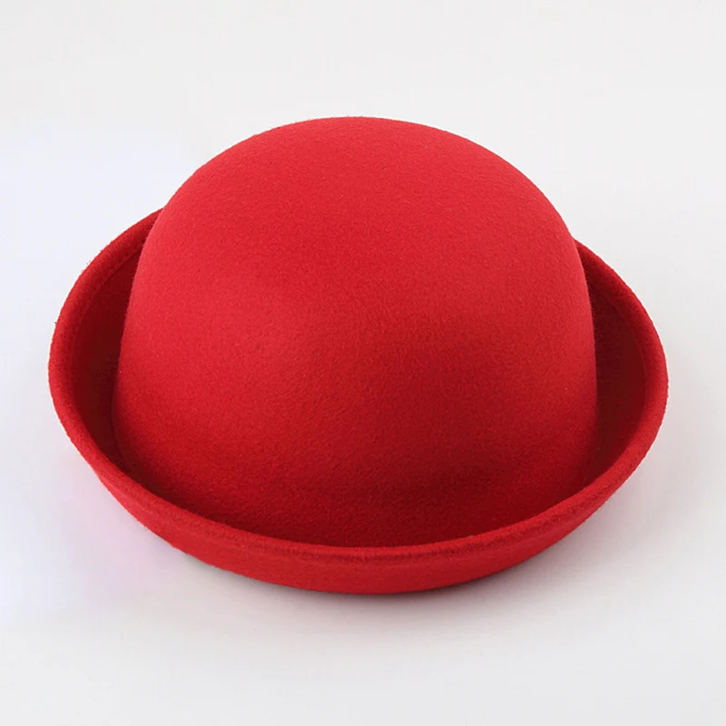 Женские шляпы Fedoras, Осень-зима, модная теплая шерстяная фетровая Ретро винтажная Кепка с животными, не деформированная Кепка Fedoras s для женщин - Цвет: 3