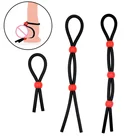 Кольца для пениса, многоразовые, задержка эякуляции для пениса, кольца для эрекции, рукав для пениса для взрослых, эротические секс-игрушки для мужчин