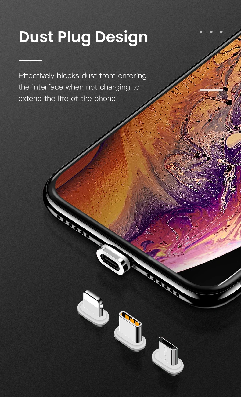 Amzish 3A Магнитный Micro USB кабель для iPhone samsung тип данных C usb Магнитный USB кабель micro usb быстрого зарядного устройства type c магнитный кабель micro usb магнитная зарядка шнур для зарядки телефона