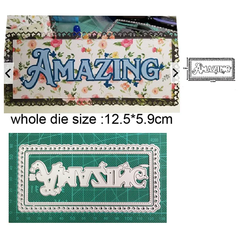 

metal cutting dies cut die mold Amazing Stars Frame decoration Scrapbook dies paper craft knife mould blade punch stencils dies