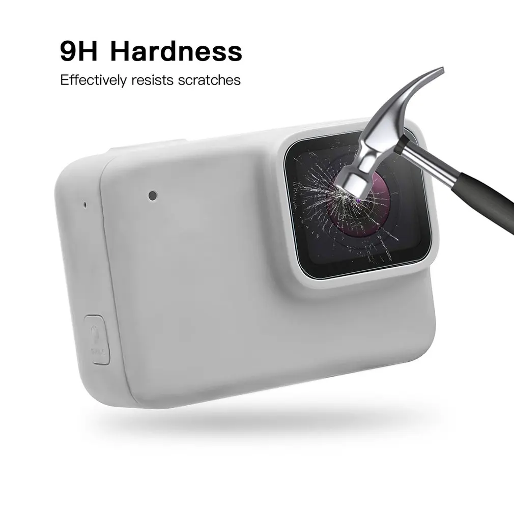 Защитная пленка для экрана из закаленного стекла крышка объектива Gopro Hero 7