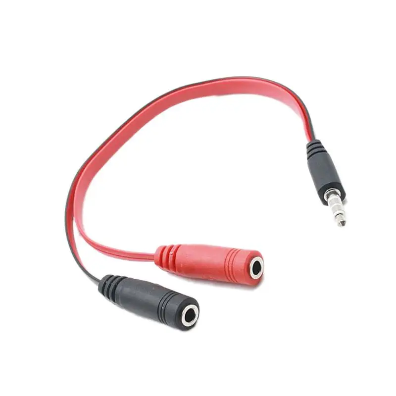 

3.5mm AUX 1 Male to 2 Female Spliter Wire 3.5 Jack Audio Splitter Cable Headphone Earphone Speaker Stereo AUX Adapter Cord