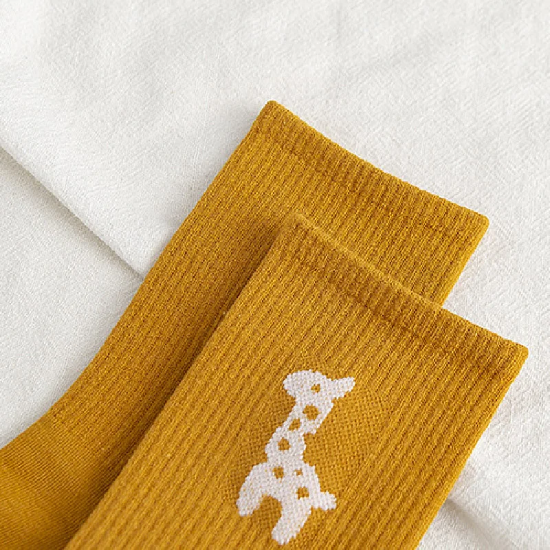 Оригинальные женские носки с фруктовым принтом креативные милые дышащие