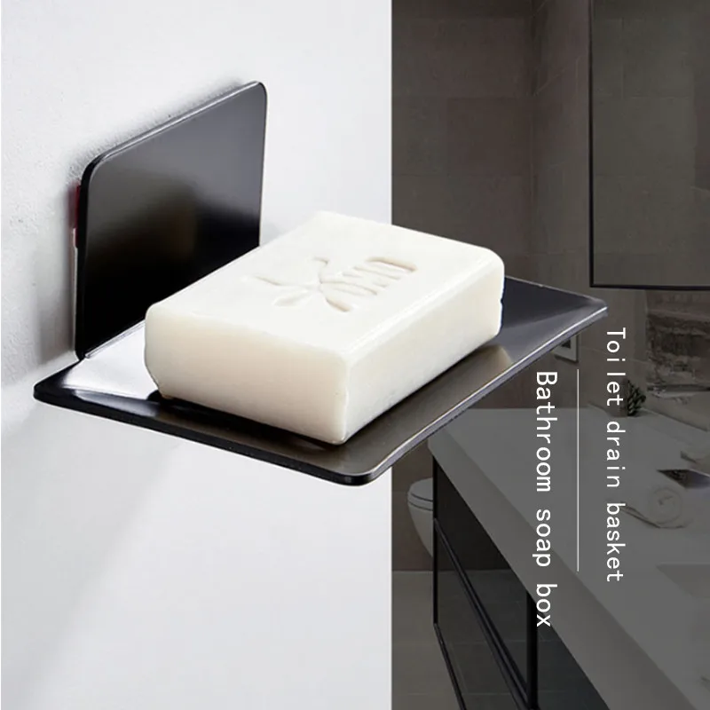 Нет необходимости в сверлении мыльница держатель настенный мыло/губка для Кухня