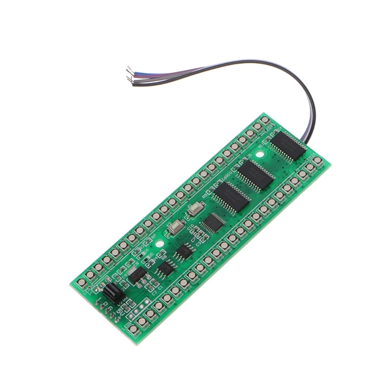 RGB MCU регулируемый дисплей шаблон 24 светодиода VU Meter плата индикатора уровня звука