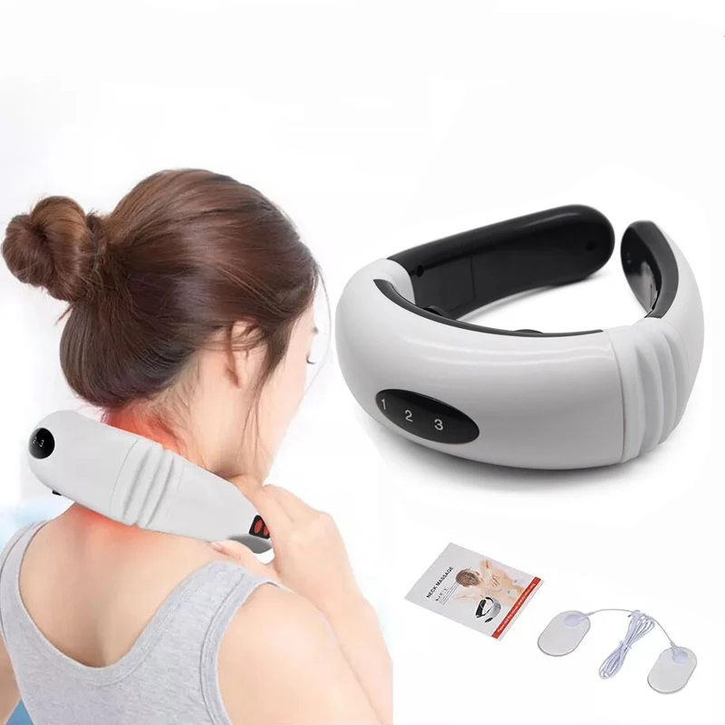 Электрический массажер для ухода за здоровьем шеи снятие боли терапия