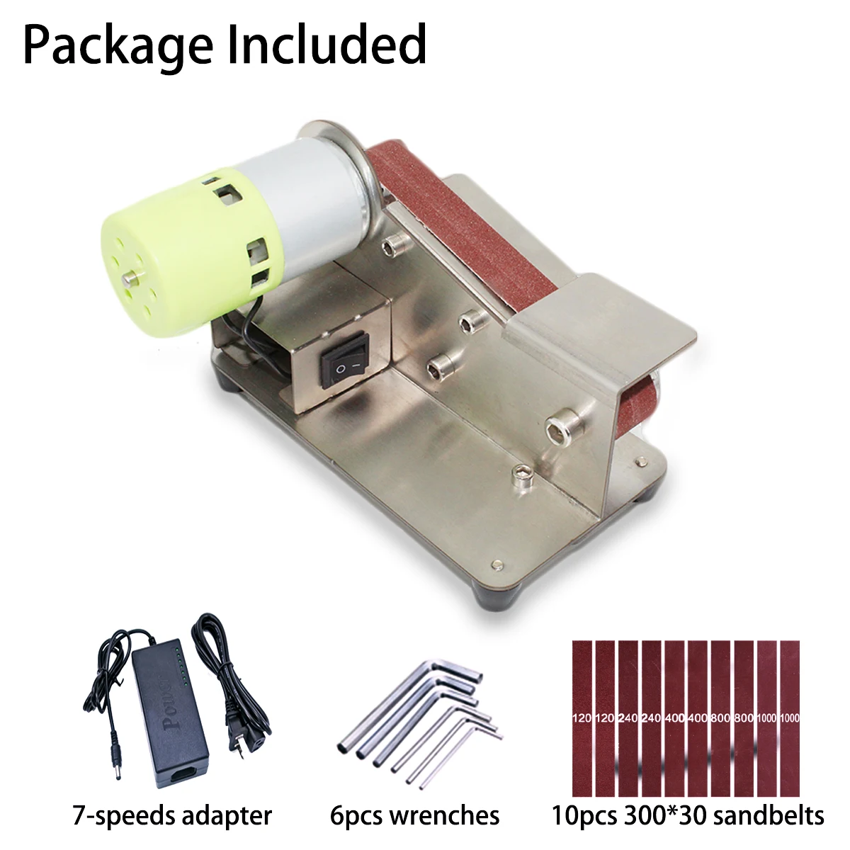

Mini Electric Belt Sander Fixed 15 degree Angle Grinder DIY Polishing Grinding Machine Cutter Power Tools Cutter Edges Sharpener