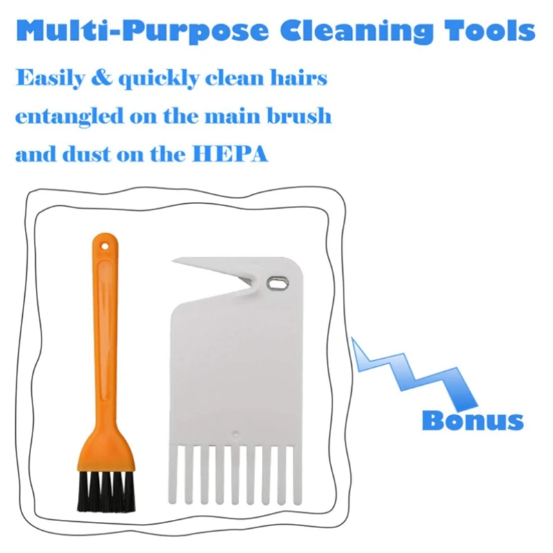 

Spare Vaccum Parts, Washable HEPA Filter, for Xiaomi Roborock S5 Max Sweeper Vacuum Cleaner Accessories (12 PCS)