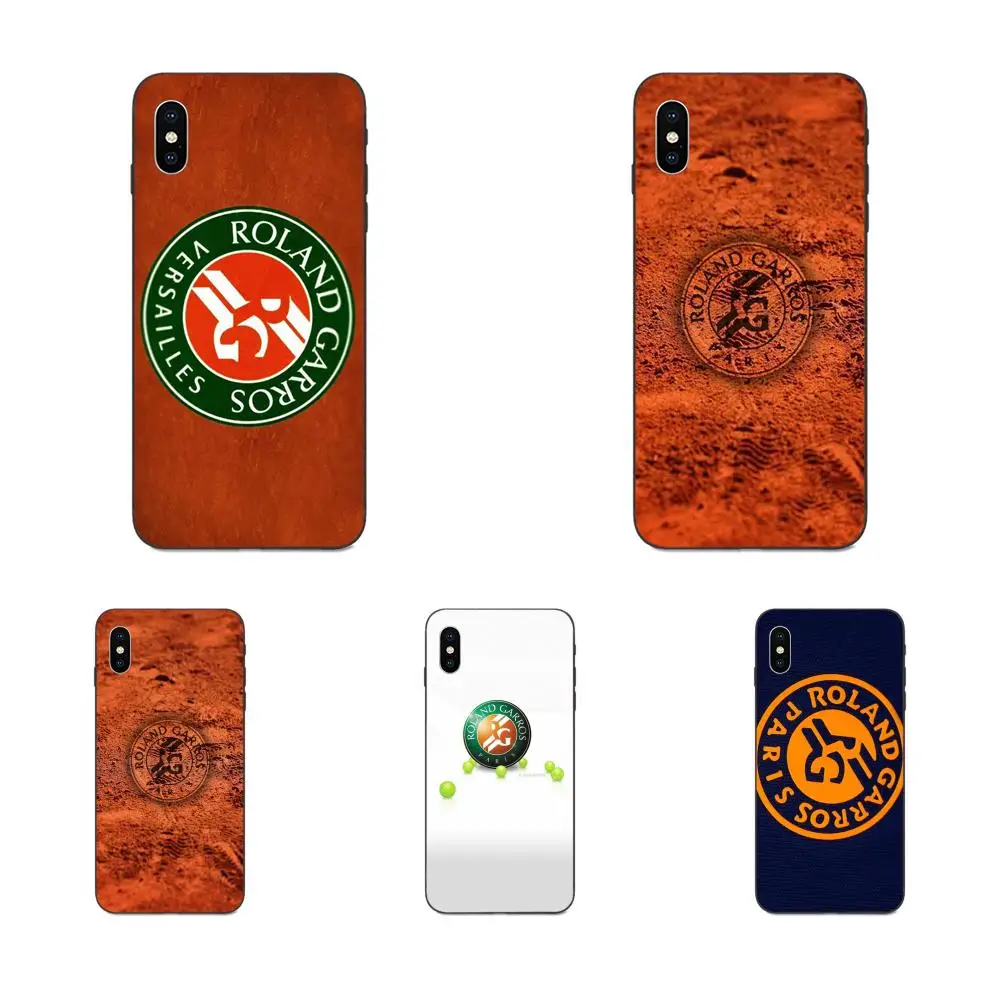 Уникальный чехол из черного ТПУ Roland Garros для Huawei nova 2 2S 3i 4 4e 5i Y3 Y5 II Y6 Y7 Y9 Lite Plus Prime Pro