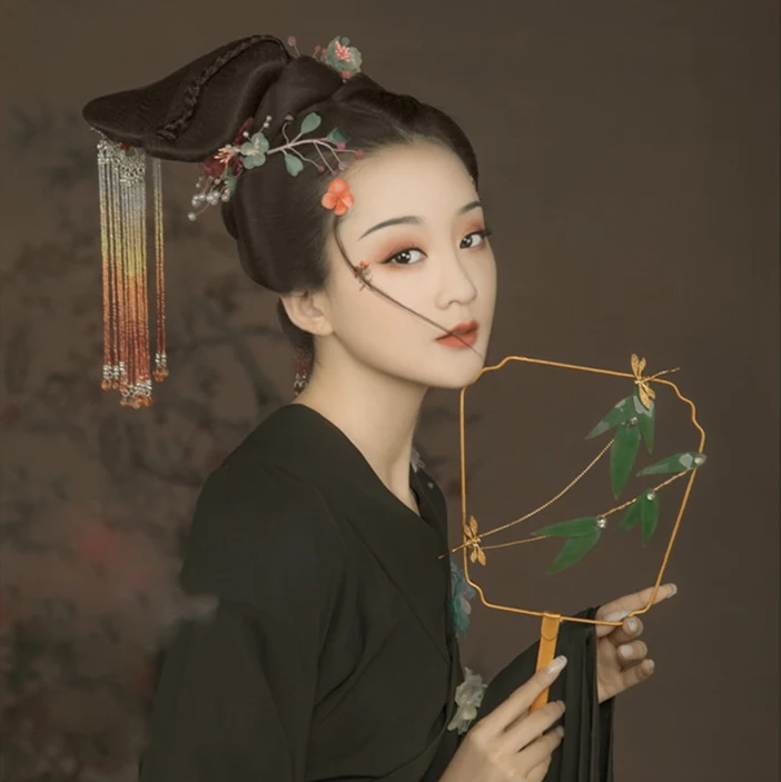 Bi Meng WYJN черный простой сексуальный женский костюм Hanfu для тематической