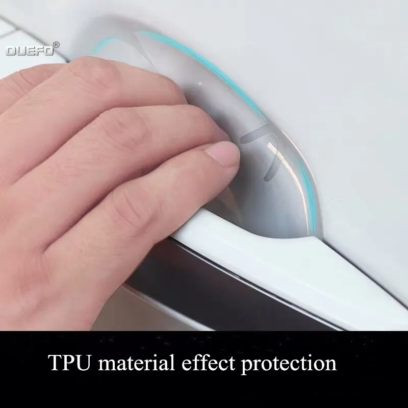 4 шт. защитная пленка на дверную ручку автомобиля автомобильная наклейка для Chery