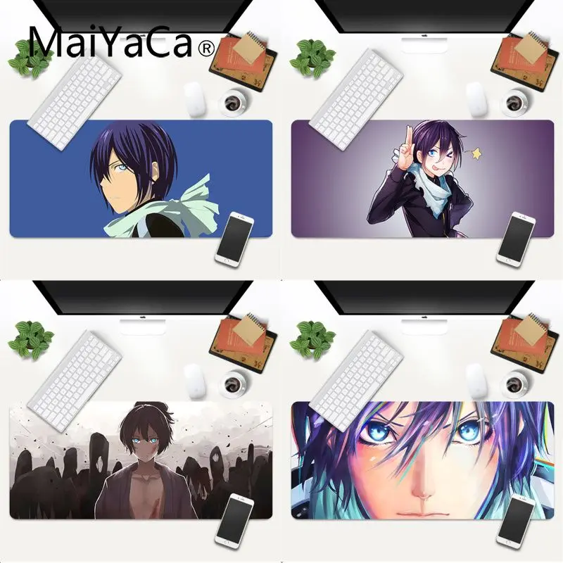

MaiYaCa New Designs Noragami yato Durable Rubber Mouse Mat Pad Gaming Mouse Mat xl xxl 600x300mm for dota2 cs go