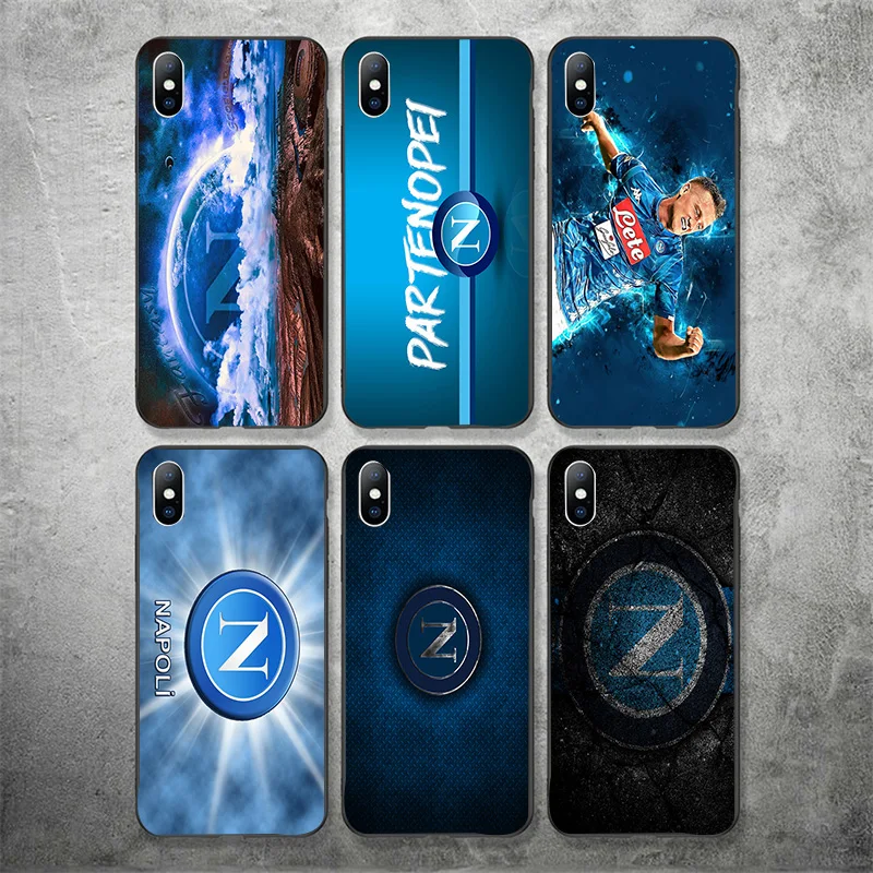 Чехол для телефона Insigne Milik iphone DIY Napoli FC чехол черный мягкий TPU iPhone 11Pro X XR XS MAX 7 8 7plus 6