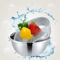 stainless steel vegetable fruit washing basket drain delicate fruit washing basket creative koszyk na owoce kitchen tool