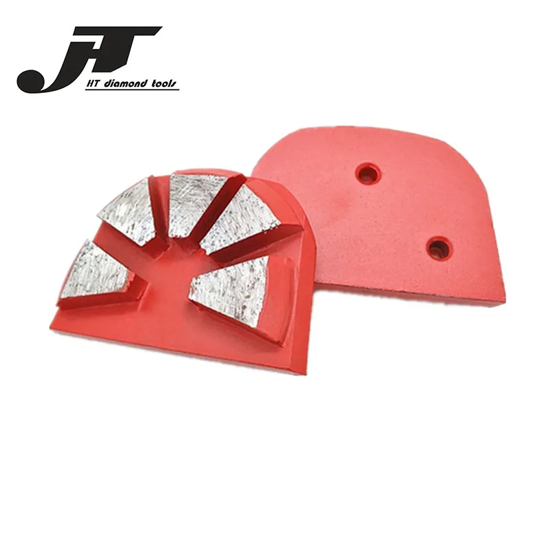 HT Grinding Disc With Five Segments Concrete Grinding Pads for Grinder 12PCS Free Shipping