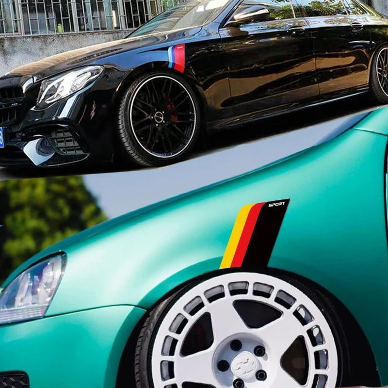 Новинка спортивный гоночный автомобиль Bunmper шина для крыла наклейка Renault Megane 2 Duster