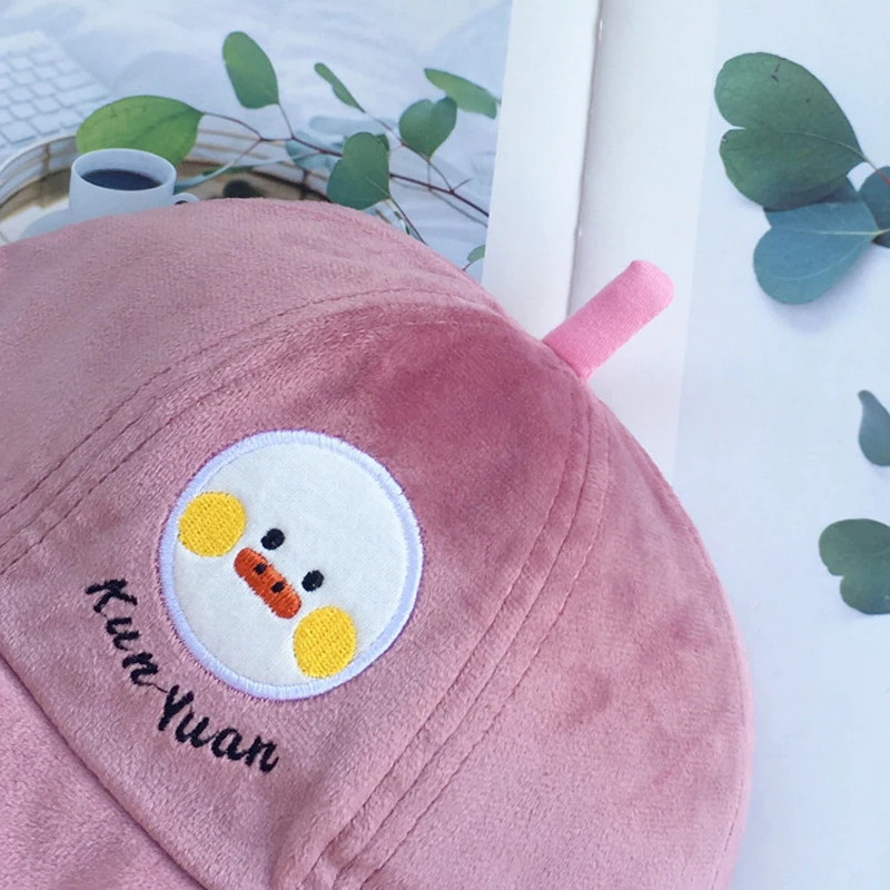 Детские осенне-зимние шапки с героями мультфильмов бархатная шапка для