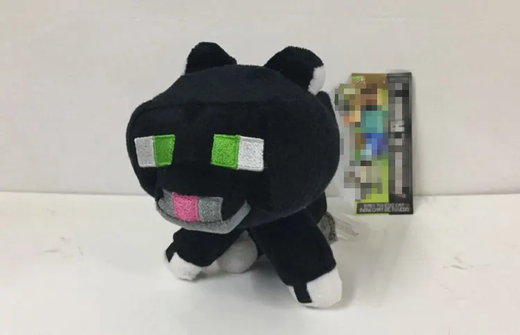 Плюшевые мягкие игрушки 18-20 см Снежный голем Стив зомби волк Ocelot Кролик Плюшевая Игрушка «цыпленок» для детей