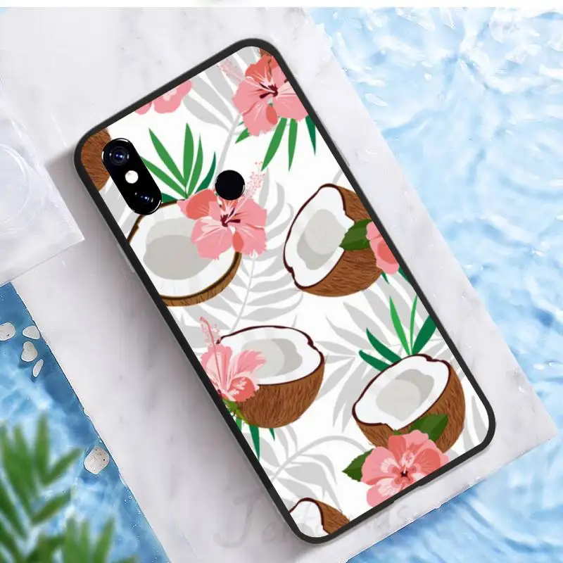 

coconut fruit fashion cover Phone Case For Xiaomi Redmi note 7 8 9 t k30 max3 9 s 10 pro lite