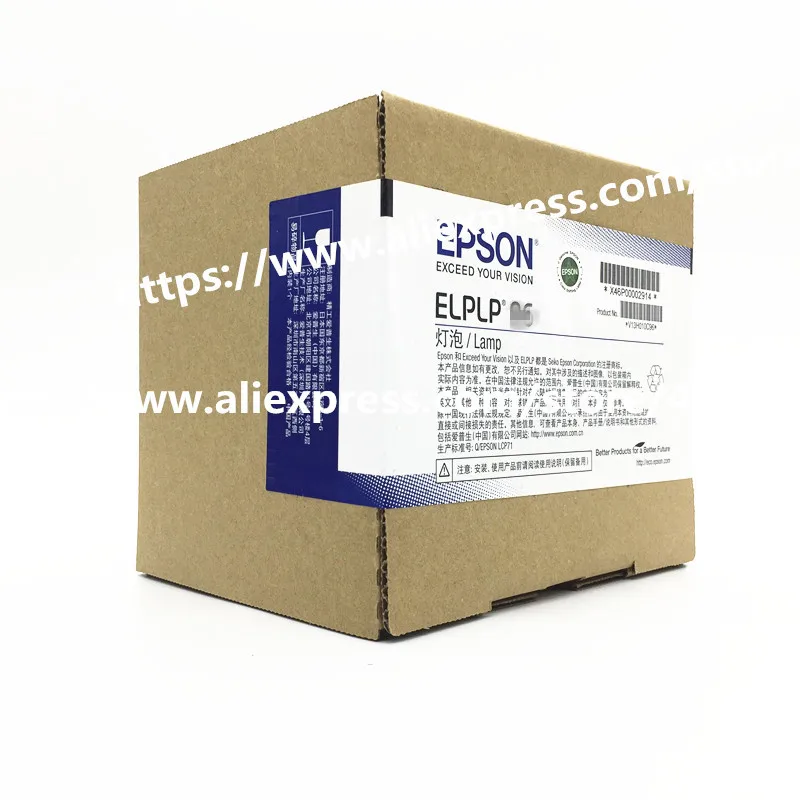 ELPLP42 Оригинальная Лампа для проектора с корпусом OEM EMP X56 X68 280 400 EB