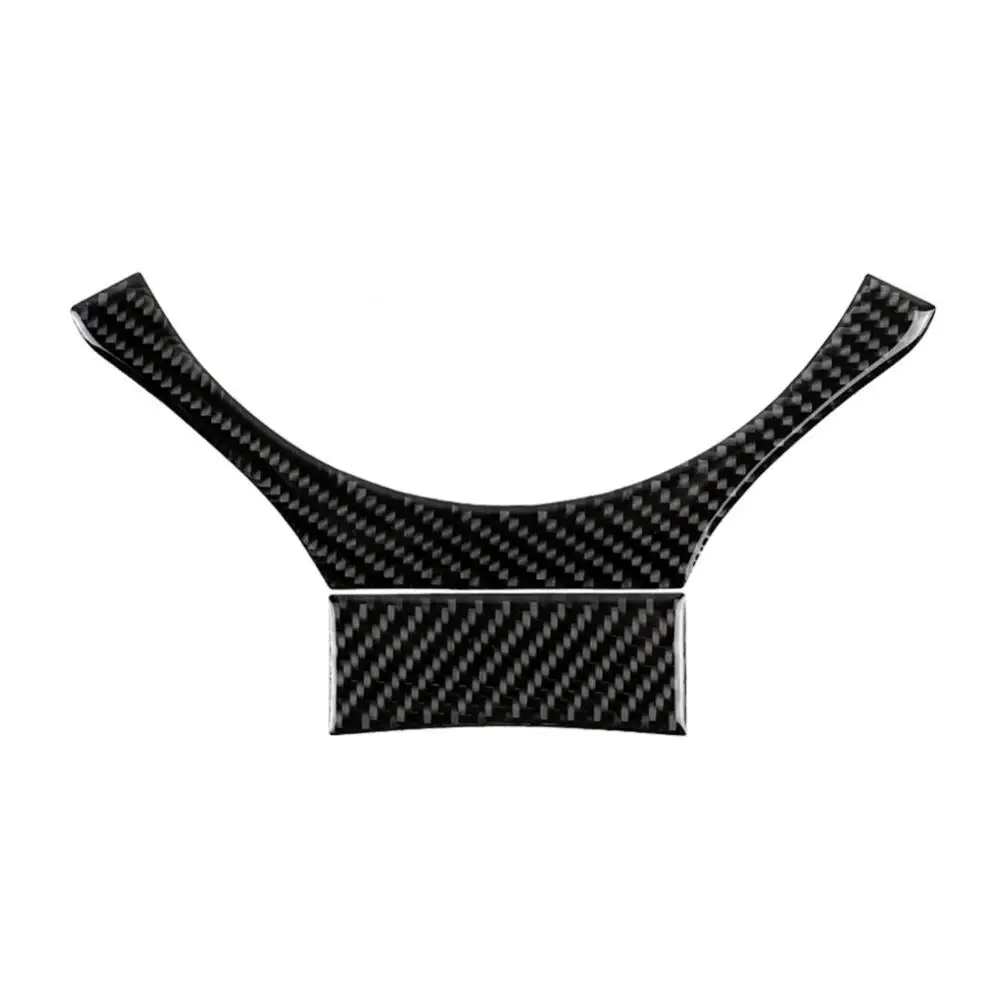 

2Pcs/Set Carbon Fiber Interior Steering Wheel Stickers Fit Car Accessories