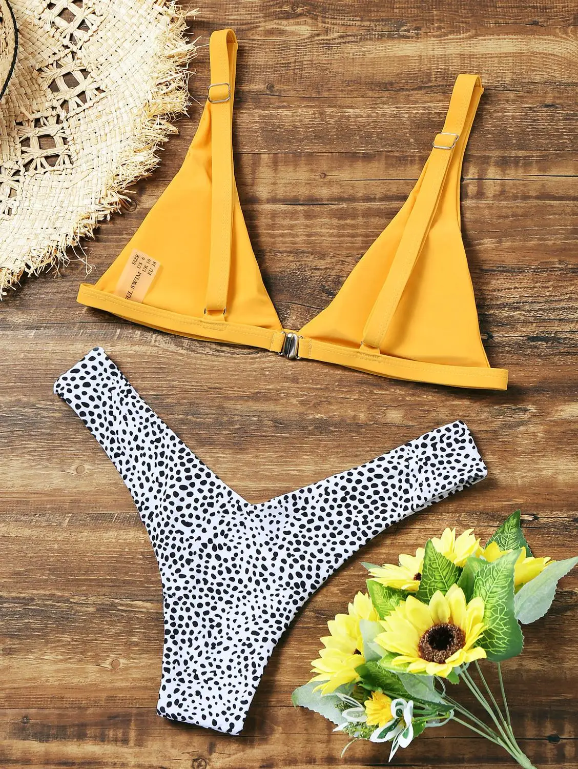 Стринги женские леопардовые с высоким вырезом и V образным вырезом|Купальники| |