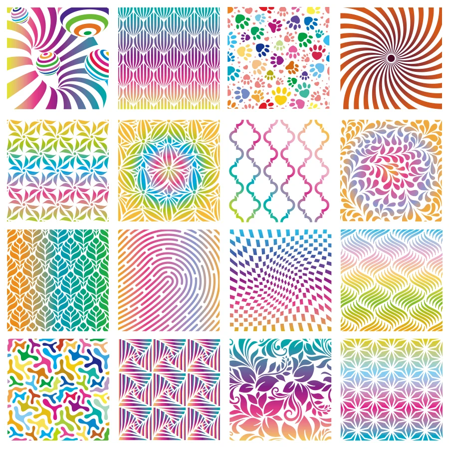 15*15 см геометрический шаблон Настенная картина Мандала трафареты для спарй