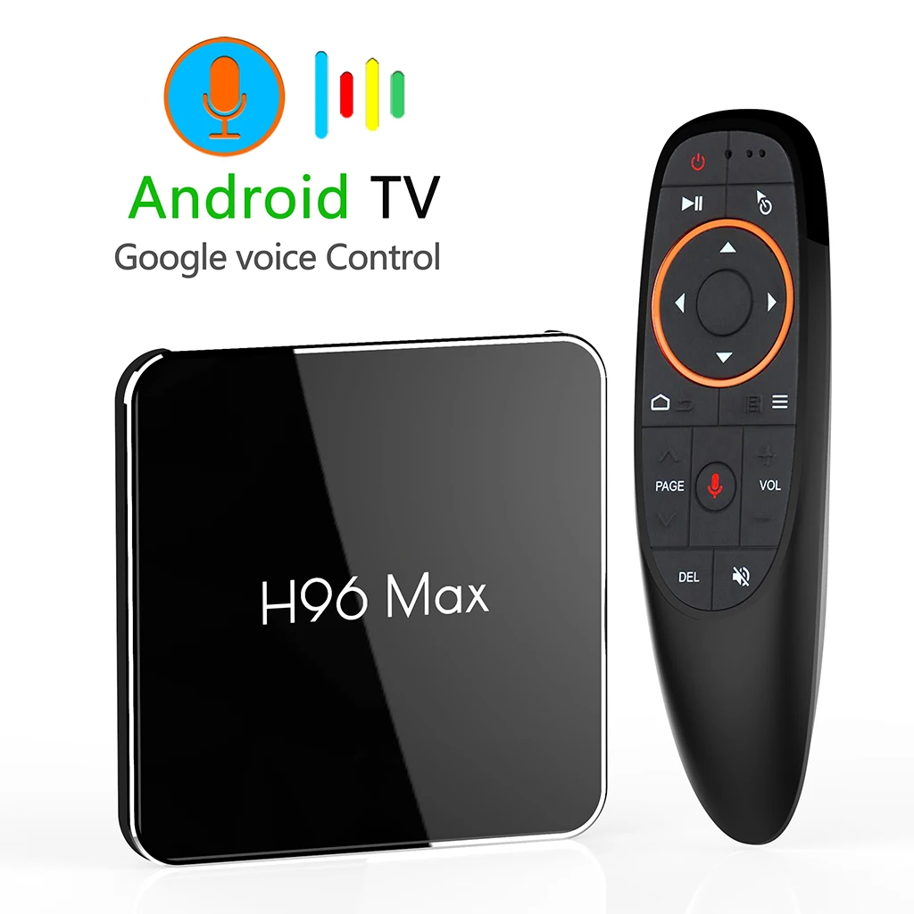 H96 MAX X2 Android 8 1 4K ТВ коробка 4 Гб + 32 ГБ ядра голос Управление Wi Fi 3D AU|ТВ-приставки и