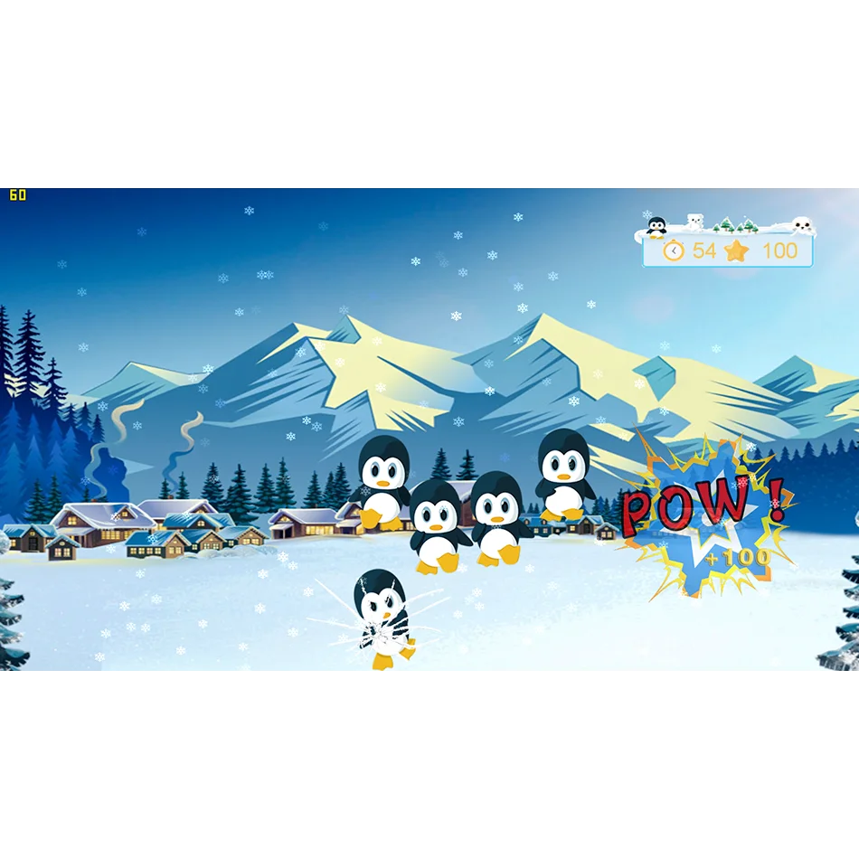 Инфракрасная сенсорная интерактивная доска с интерактивными настенными играми |