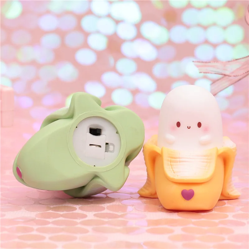 

Banana LED Night Light Bedroom Eye Protection light Children's Bedside Sleep Lamp Cute Novelty Night Light For Kid Baby Gift Toy