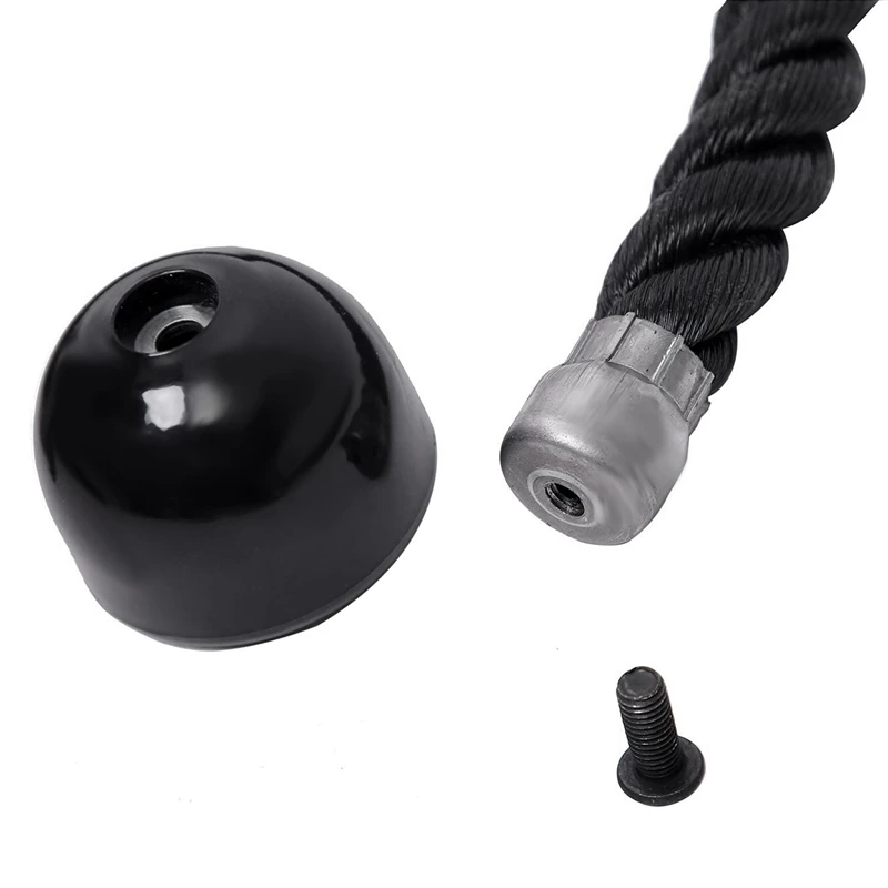 

Heavy Duty Tricep Rope Abdominal Crunches Cable Pull Down Laterals Biceps Muscle Training Fitness Body Building Gym Pull Rope