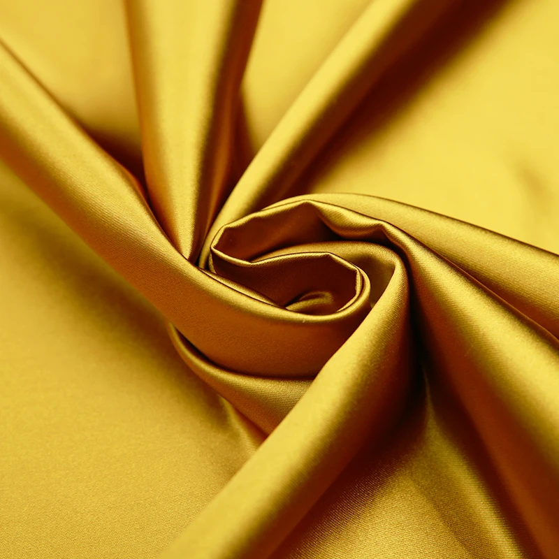 Sewing DIY Handwork Needlework and Upcycling Satin Imitation Silk Fabric: Solid Plain Material image 4
