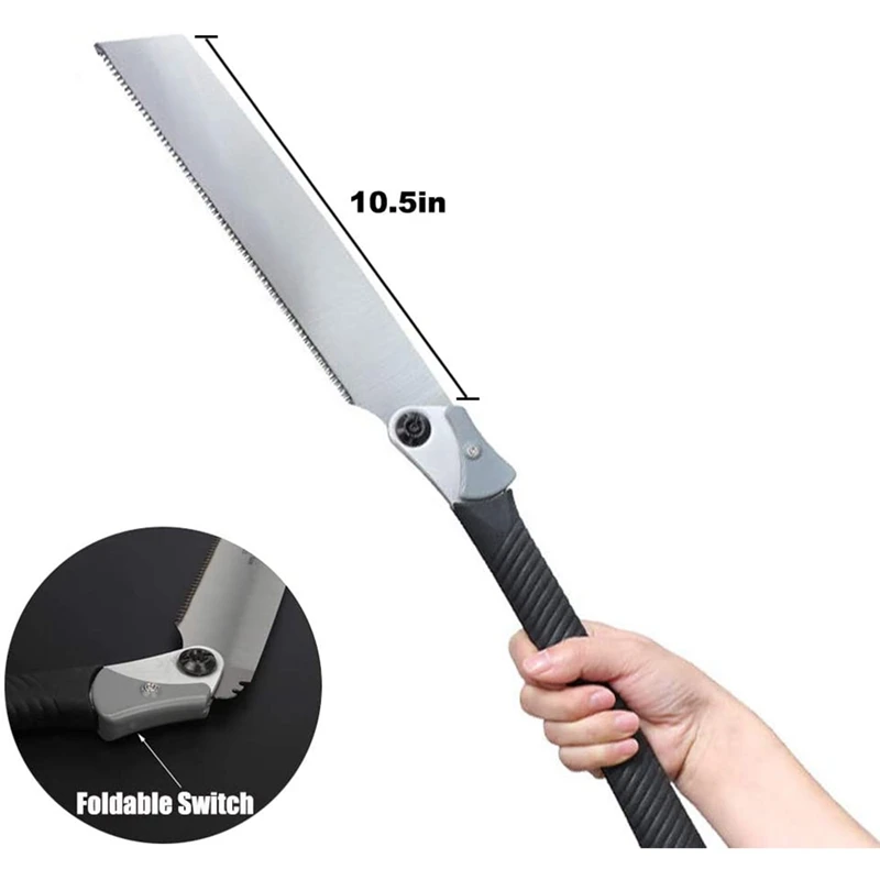 

Saw Razor Saw Timber Saw Hand Saw for Woodworking Folding Saw 10.5 Inch, Crosscut Saw, Hand Saw
