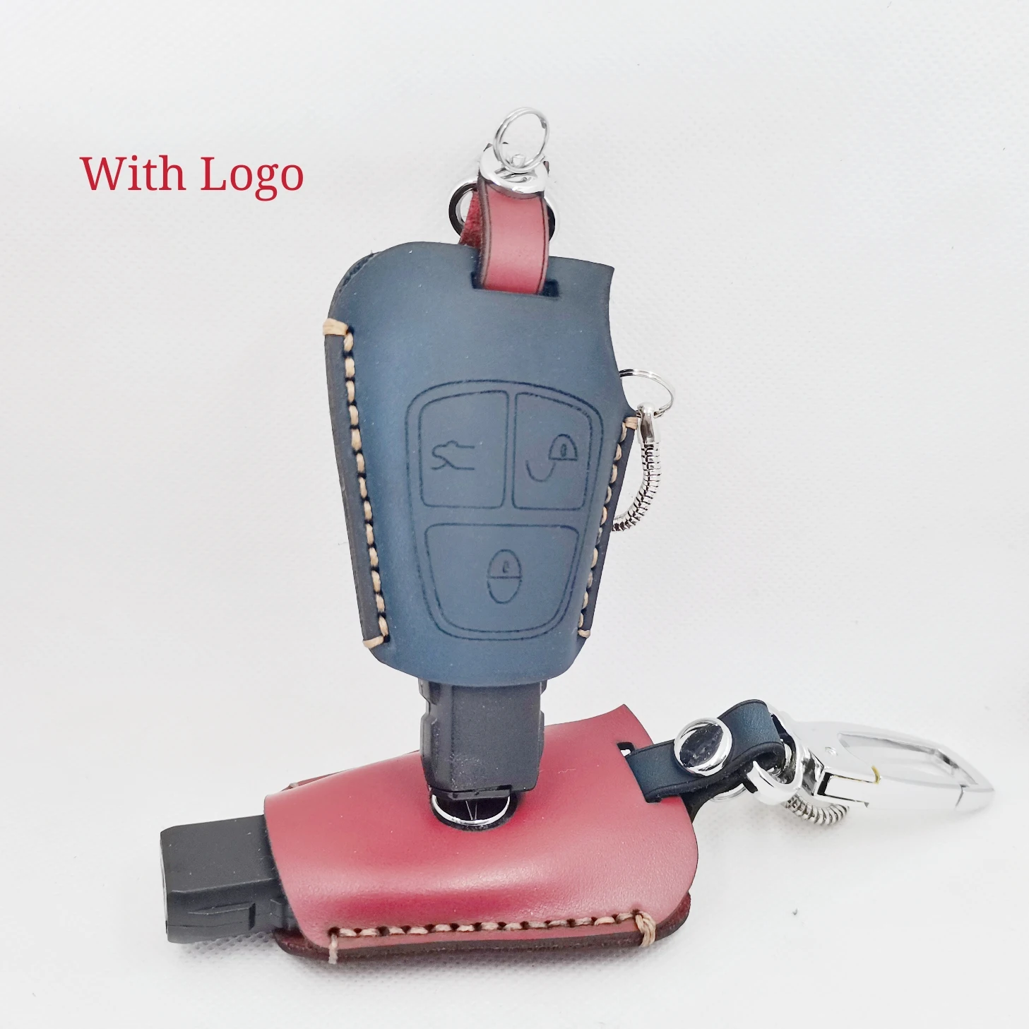 3 colour Genuine Leather Car Key Case key Cover For Benz Mercedes C180 1998-2004 W202 | Автомобили и мотоциклы