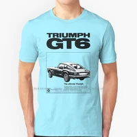 gt6 t shirt 100 pure cotton sports car classic cars retro nostalgia nostalgic mum dad fathers day mothers day advert brochure